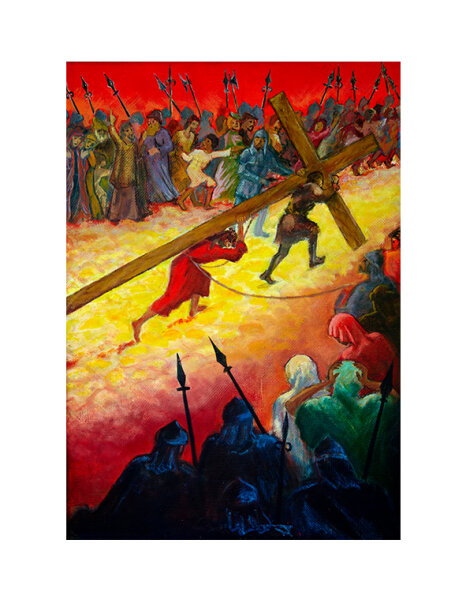 Blut-Christi-Weg - ohne Rahmen - Kreuzweg