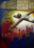 Blut-Christi-Weg - ohne Rahmen - Kreuzigung